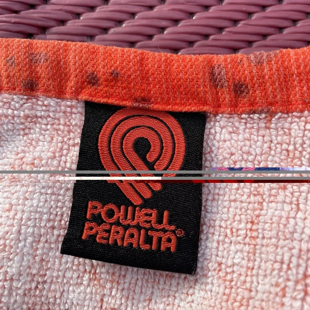 Powell Peralta Skateboards Bones Ripper Red Beach Towel Has Hole